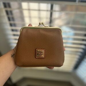 Dooney Bourke Pebble Grain Large Framed Coin Purse